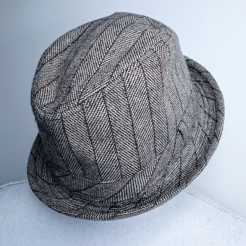 Something‎ Special Thin Rim Striped Fedora Hat